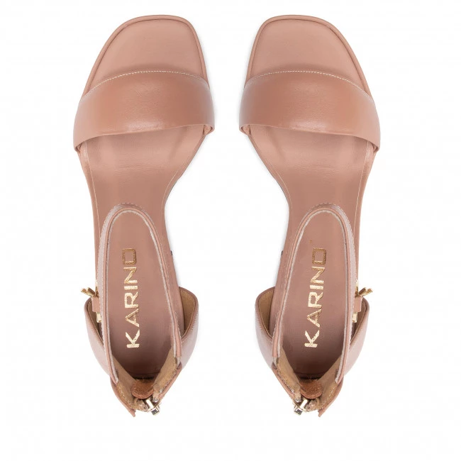 Mules Et Sandales Sandales KARINO - 4224/007-P J.Beż/Lico Rose 7 Mules Et Sandales Sandales KARINO - 4224/007-P J.Beż/Lico Rose – Image 5