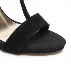 Mules Et Sandales Sandales KARINO - 4173/003-P Czarny Welur Noir -G-Shock Soldes Magasin 06 0000300310908 ki