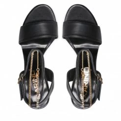 Mules Et Sandales Sandales KARINO - 3799/076-P Czarny Lico Noir -G-Shock Soldes Magasin 06 0000300311059 rz