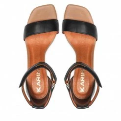 Mules Et Sandales Sandales KARINO - 4158/076-P Czarny Lico Noir -G-Shock Soldes Magasin 06 0000300313237 rz