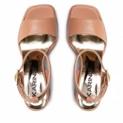 Mules Et Sandales Sandales KARINO - 4217/007-P J.Beż/Lico Beige -G-Shock Soldes Magasin 06 0000300313374 kt