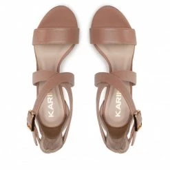 Mules Et Sandales Sandales KARINO - 4120/007-P J.Beż/Lico Beige -G-Shock Soldes Magasin 06 0000300313718 mk