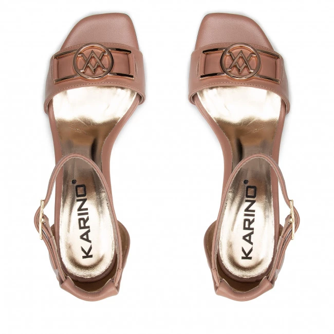 Mules Et Sandales Sandales KARINO - 4059/007-P J.Beż/Lico Beige 8 Mules Et Sandales Sandales KARINO - 4059/007-P J.Beż/Lico Beige – Image 6