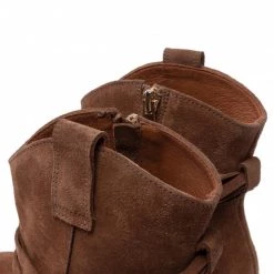 Bottes Et Autres Bottines Karino - 4278/005-P Rudy/Welur Marron -G-Shock Soldes Magasin 06 0000301395614 ks