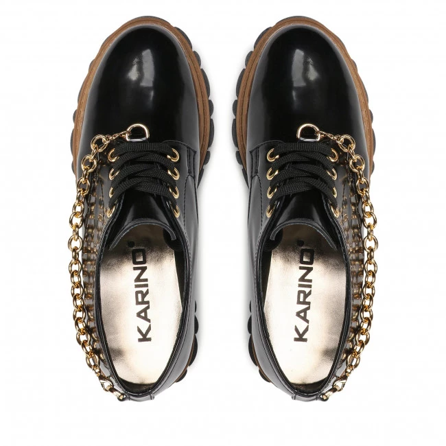 Chaussures Basses KARINO - 4056/090-P Czarny/Lakier Mat Noir 8 Chaussures Basses KARINO - 4056/090-P Czarny/Lakier Mat Noir – Image 6