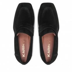 Chaussures Basses KARINO - 4341/003-P Czarny/Welur Noir -G-Shock Soldes Magasin 07 0000300598054 rz