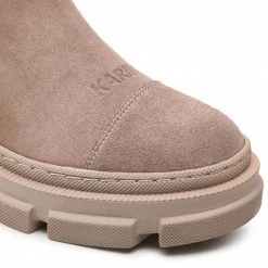 Bottes Et Autres Bottines Chelsea Karino - 4380/007-P Beż/Welur Beige -G-Shock Soldes Magasin 07 0000301394068 mt