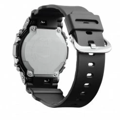 Homme Montre G-Shock - GM-5600-1ER Black/Silver Noir, Argent -G-Shock Soldes Magasin 4549526240959 gm 5600 1er back view web 1
